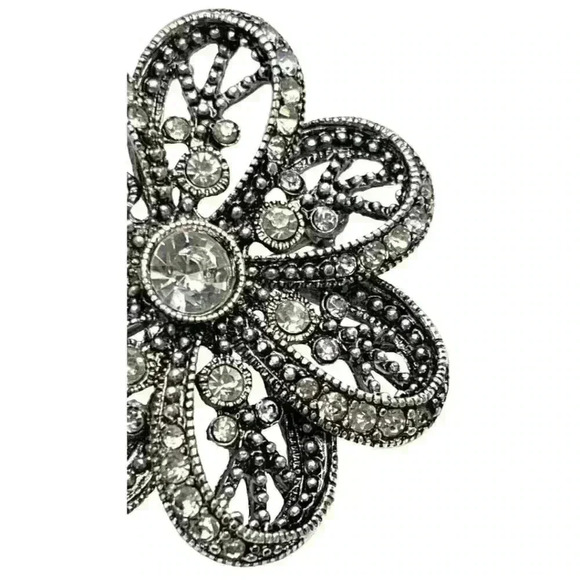 Premier Design Rhinestone Brooch 2 inches - Picture 4 of 6
